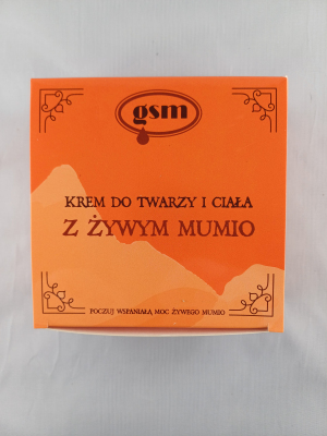 Krem do Twarzy i Ciała  200 ml– Żywe Mumio dla urody.