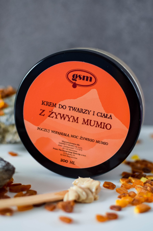 Krem do Twarzy i Ciała  200 ml– Żywe Mumio dla urody.