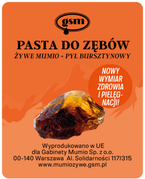 Pasta do zębów 50g - Żywe Mumio zdrowe zęby.