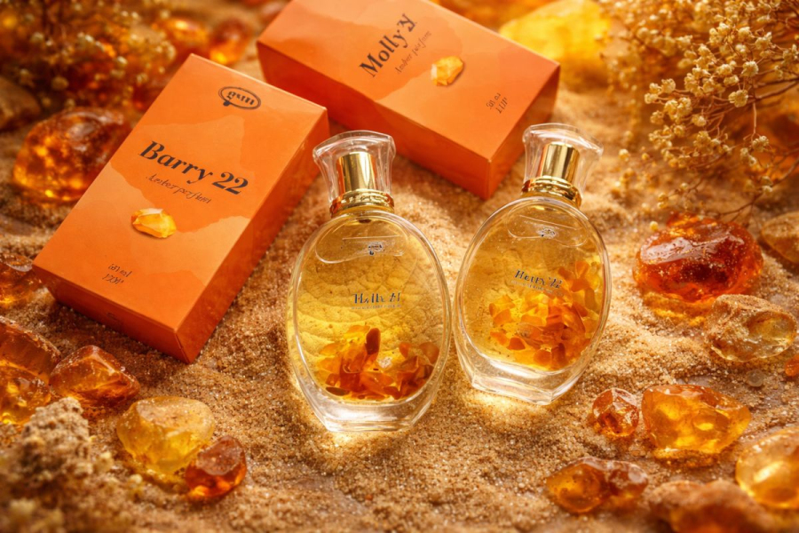 BURSZTYNOWE  PERFUMY.